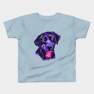 The Happy Black Lab Love of my Life Kids T-Shirt